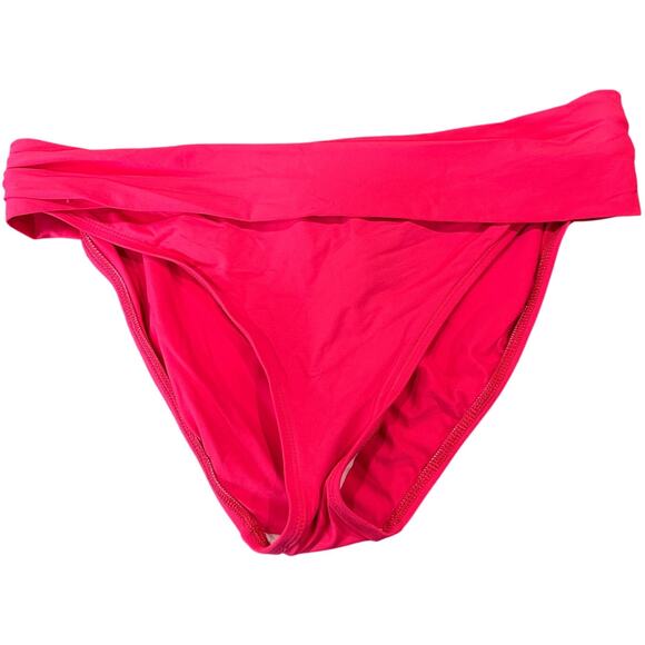 La Blanca Bikini Bottom Women 14 Coral Pink Swimwear Nylon Blend Beach Pool - Picture 1 of 4